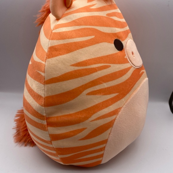 Squishmallow JOSUE 11"  Orange ZEBRA NWT RARE 2024 First to Market Plush Toy - Picture 8 of 8